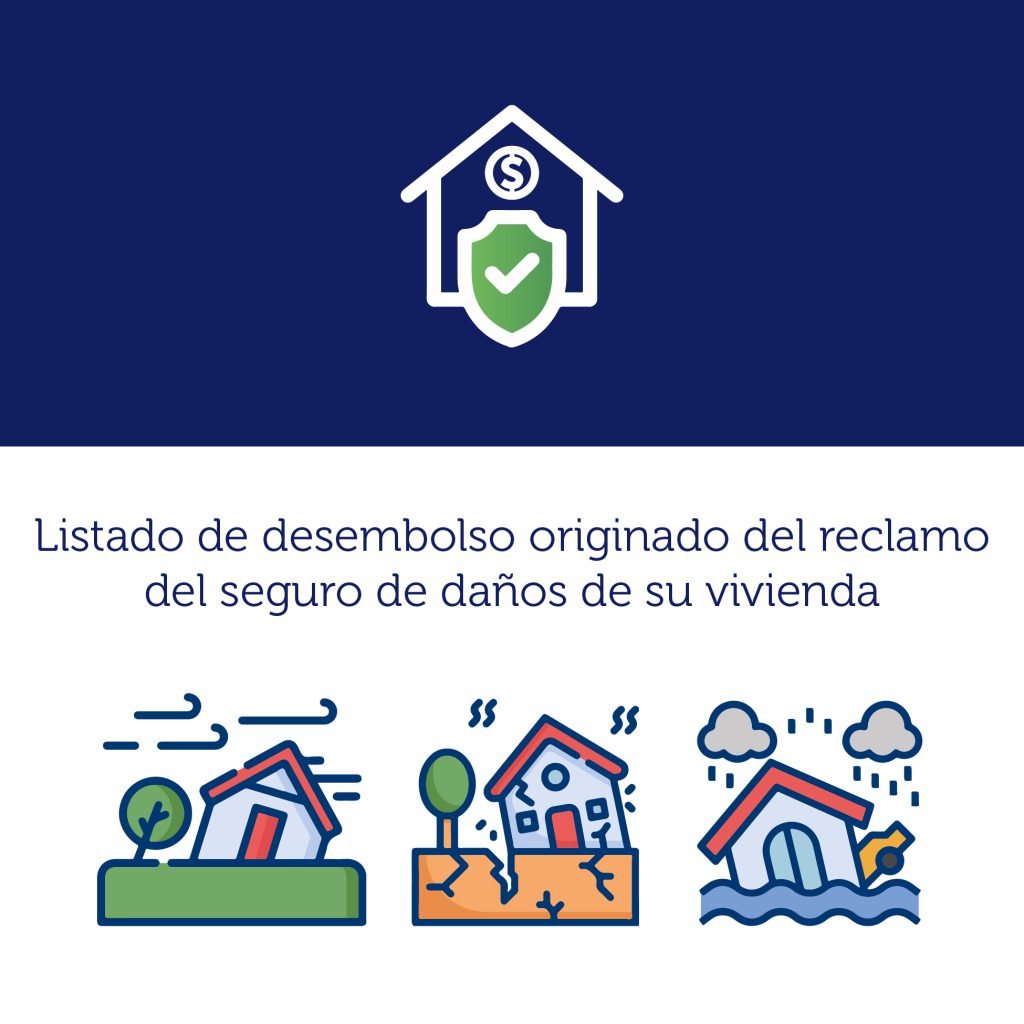 Consulta aquí el listado por desembolsos por daños