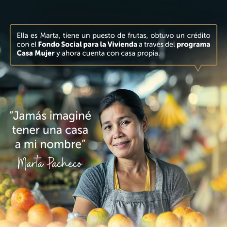 Programa Casa Mujer del FSV